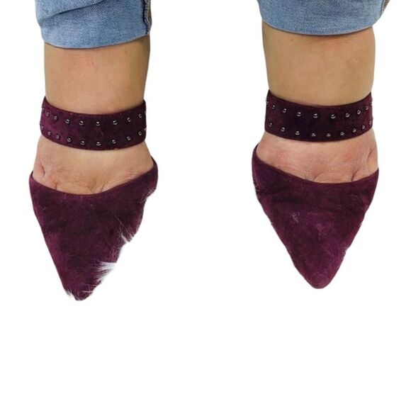 Sole Society Dark Plum Drisela Pumps - Size 5 - Picture 15 of 16